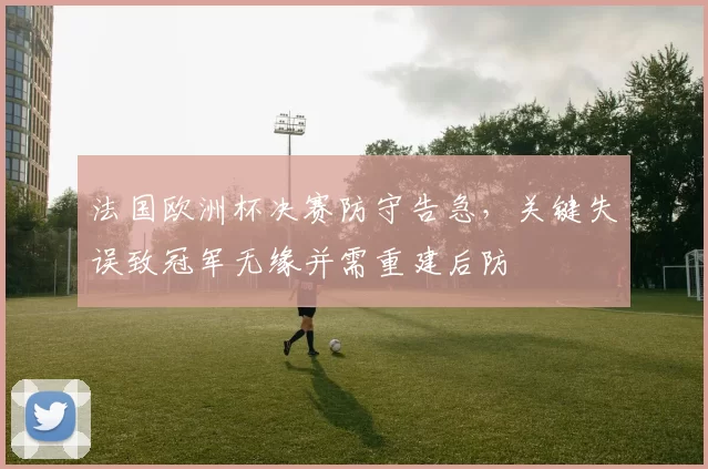 法国欧洲杯决赛防守告急,关键失误致冠军无缘并需重建后防